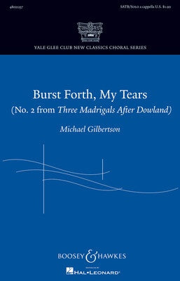 BURST FORTH MY TEARS SATB