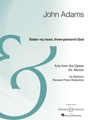 BATTER MY HEART THREE PERSOND GOD BARITONE PIANO