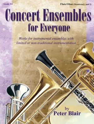 CONCERT ENSEMBLES FOR EVERYONE FLUTE OBOE WW 1 2