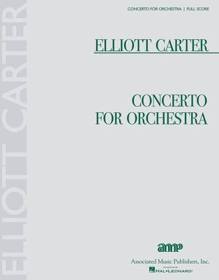 CARTER - CONCERTO FOR ORCHESTRA FULL SCORE