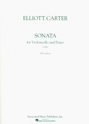 CARTER - SONATA FOR CELLO/PIANO