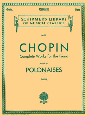 CHOPIN - POLONAISES FOR PIANO ED MIKULI