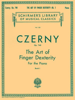 CZERNY - ART OF FINGER DEXTERITY OP 740 BK 1 PIANO