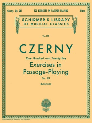 CZERNY - 125 EXERCISES PASSAGE PLAYING OP 261 PIANO