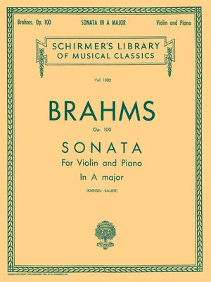 BRAHMS - SONATA A MAJOR OP 100 VIOLIN/PIANO