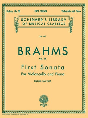 BRAHMS - SONATA NO 1 E MINOR OP 38 CELLO/PIANO