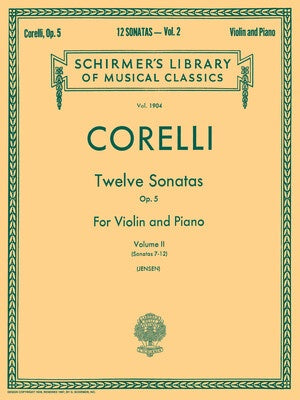 CORELLI - 12 SONATAS OP 5 VOL 2 VIOLIN/PIANO
