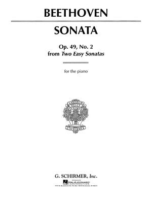 BEETHOVEN - SONATA G MAJOR OP 49 NO 2 PIANO