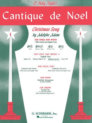 ADAM CANTIQUE DE NOEL MEDIUM LOW IN C/ORGAN