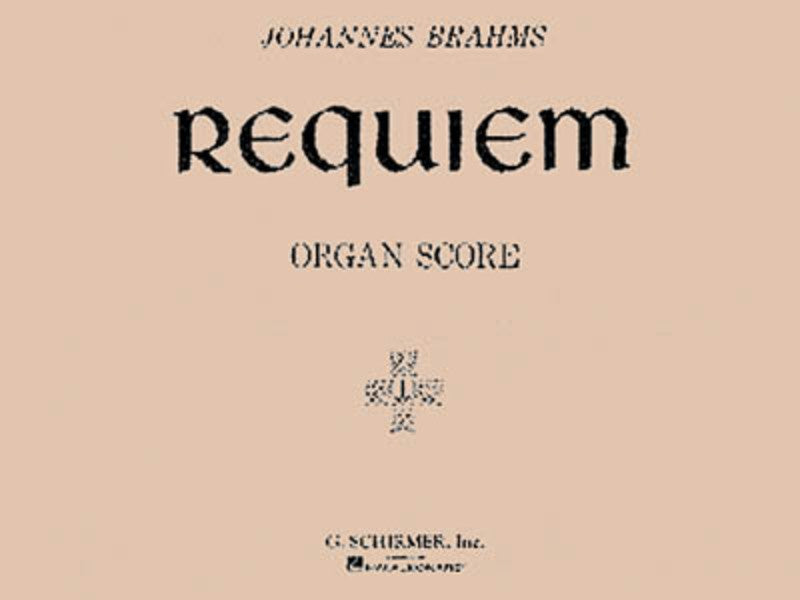BRAHMS - REQUIEM OP 45 ORGAN SCORE