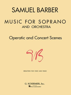 BARBER - MUSIC FOR SOPRANO/PIANO