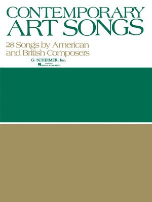 CONTEMPORARY ART SONGS 28 SONGS BRITISH AMERICAN