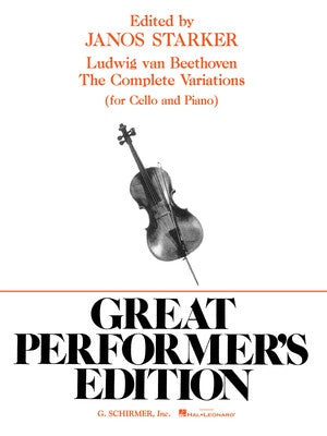 BEETHOVEN - COMPLETE VARIATIONS CELLO/PIANO