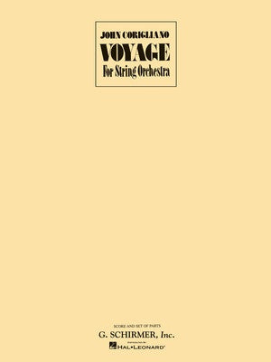 CORIGLIANO - VOYAGE STRING ORCHESTRA SC/PTS