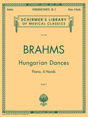BRAHMS - HUNGARIAN DANCES BK 2 PIANO DUET