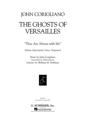 CORIGLIANO - THEY ARE ALWAYS WITH ME SOPRANO/PIANO