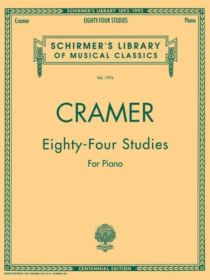 CRAMER - 84 STUDIES FOR PIANO COMPLETE