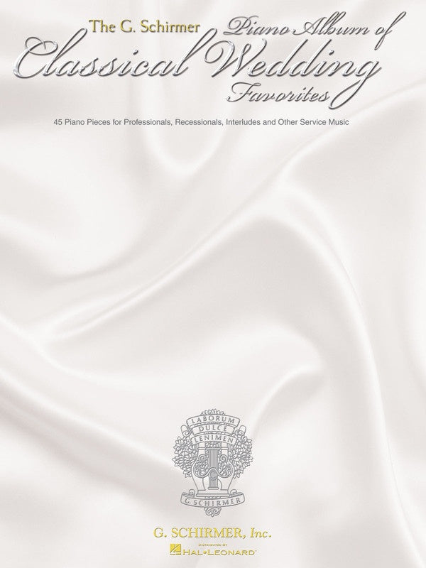 PIANO ALBUM OF CLASSICAL WEDDING FAVORITES