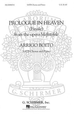 BOITO - PROLOGUE IN HEAVEN SATB/PIANO