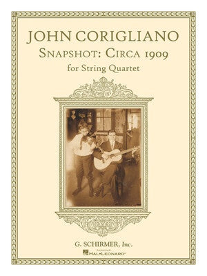 CORIGLIANO - SNAPSHOT CIRCA 1909 STRING QUARTET SC/PTS