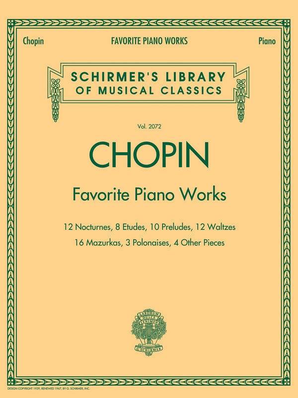 CHOPIN - FAVORITE PIANO WORKS