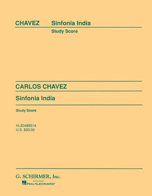 CHAVEZ - SINFONIA INDIA SYMPHONY NO 2 STUDY SCORE