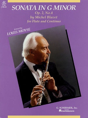 BLAVET - SONATA N0 4 G MINOR FLUTE/PIANO