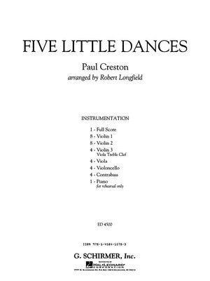 CRESTON - 5 LITTLE DANCES SO3-4 FULL SCORE