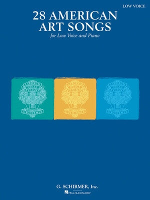 28 AMERICAN ART SONGS LOW VOICE/PIANO