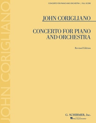 CORIGLIANO - CONCERTO FOR PIANO/ORCHESTRA FULL SCORE