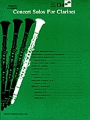 CONCERT SOLOS FOR CLARINET WFS134