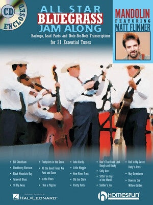 ALL STAR BLUEGRASS JAM ALONG FOR MANDOLIN BK/CD