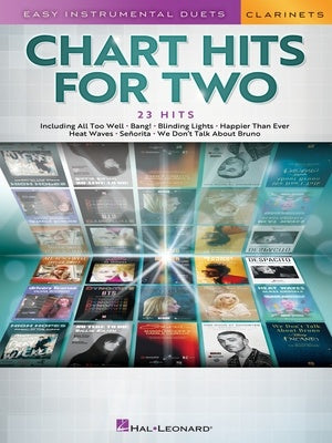CHART HITS FOR TWO CLARINETS