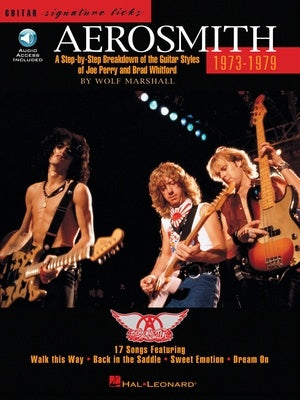 AEROSMITH 1973-1979 GUITAR SIGNATURE LICKS BK/OLA