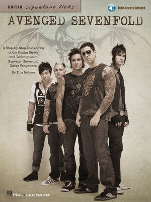 AVENGED SEVENFOLD SIGNATURE LICKS GTR TAB BK/OLA