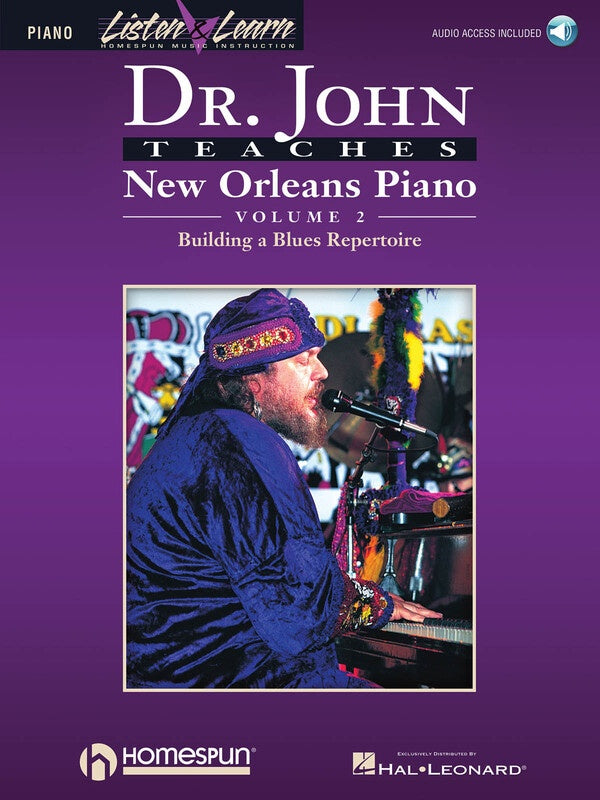 DR JOHN TEACHES NEW ORLEANS PIANO VOL 2 BK/CD