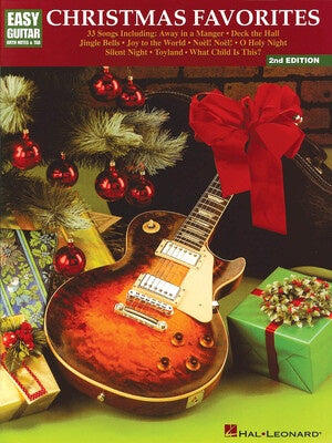 CHRISTMAS FAVORITES EASY GUITAR NOTES TAB 2ND ED