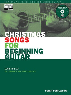 CHRISTMAS SONGS FOR BEG GUITAR BK/CD