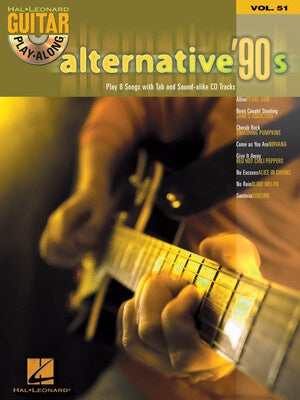 ALTERNATIVE 90S GTR PLAY ALONG V51 BK/CD