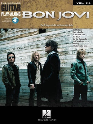 BON JOVI GUITAR PLAYALONG V114 BK/OLA