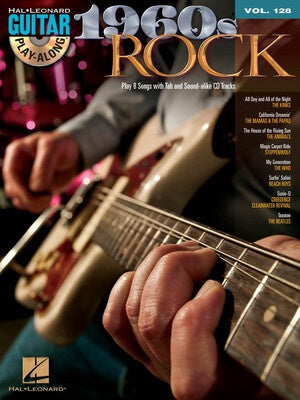 1960S ROCK GUITAR PLAY ALONG BK/CD V128