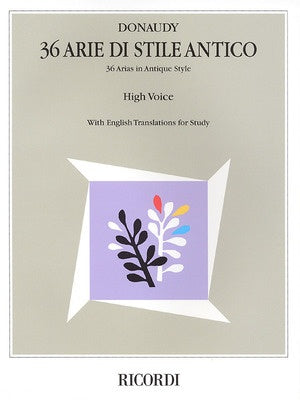 ARIE DI STILE ANTICO 36 HIGH VOICE