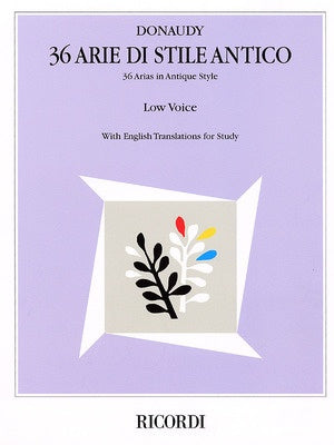ARIE DI STILE ANTICO 36 LOW VOICE