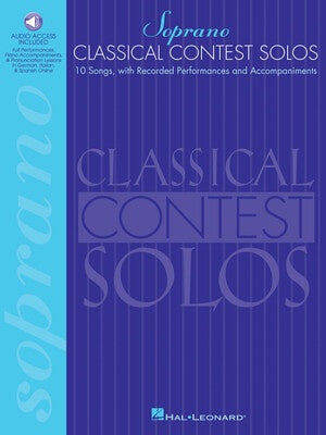 CLASSICAL CONTEST SOLOS SOPRANO BK/CD
