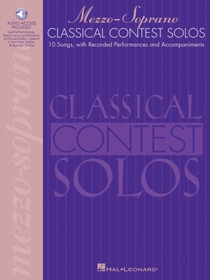 CLASSICAL CONTEST SOLOS MEZZO/SOPRANO BK/OLA