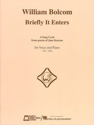BOLCOM - BRIEFLY IT ENTERS SOPRANO/PIANO
