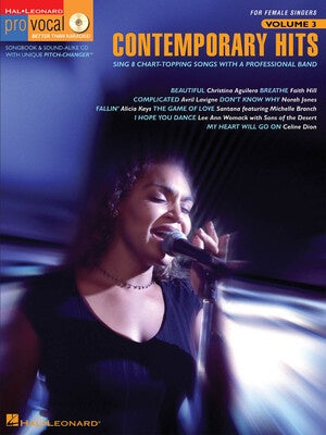 CONTEMPORARY HITS PRO VOCAL WOMENS V3 BK/CD