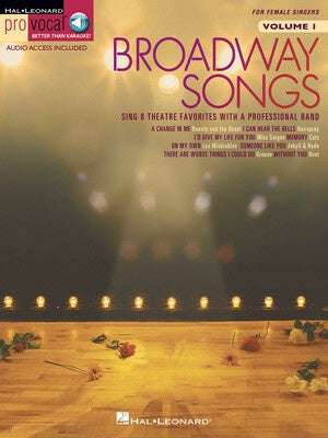 BROADWAY SONGS PRO VOCAL WOMENS V1 BK/OLA