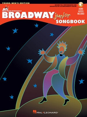 BROADWAY JNR SONGBOOK BK/CD YNG MENS ED