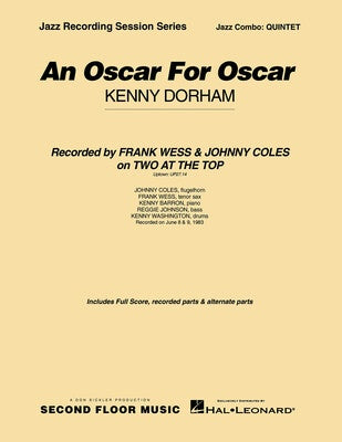 AN OSCAR FOR OSCAR FOR JAZZ COMBO QUINTET SC/PTS